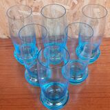 Service de 6 verres à eau en cristal