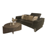 Château d'Ax leather sofa