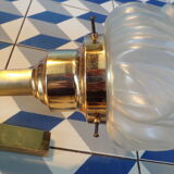 Vianne glass torch wall light
