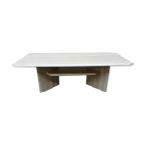 Travertine coffee table