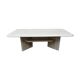 Travertine coffee table