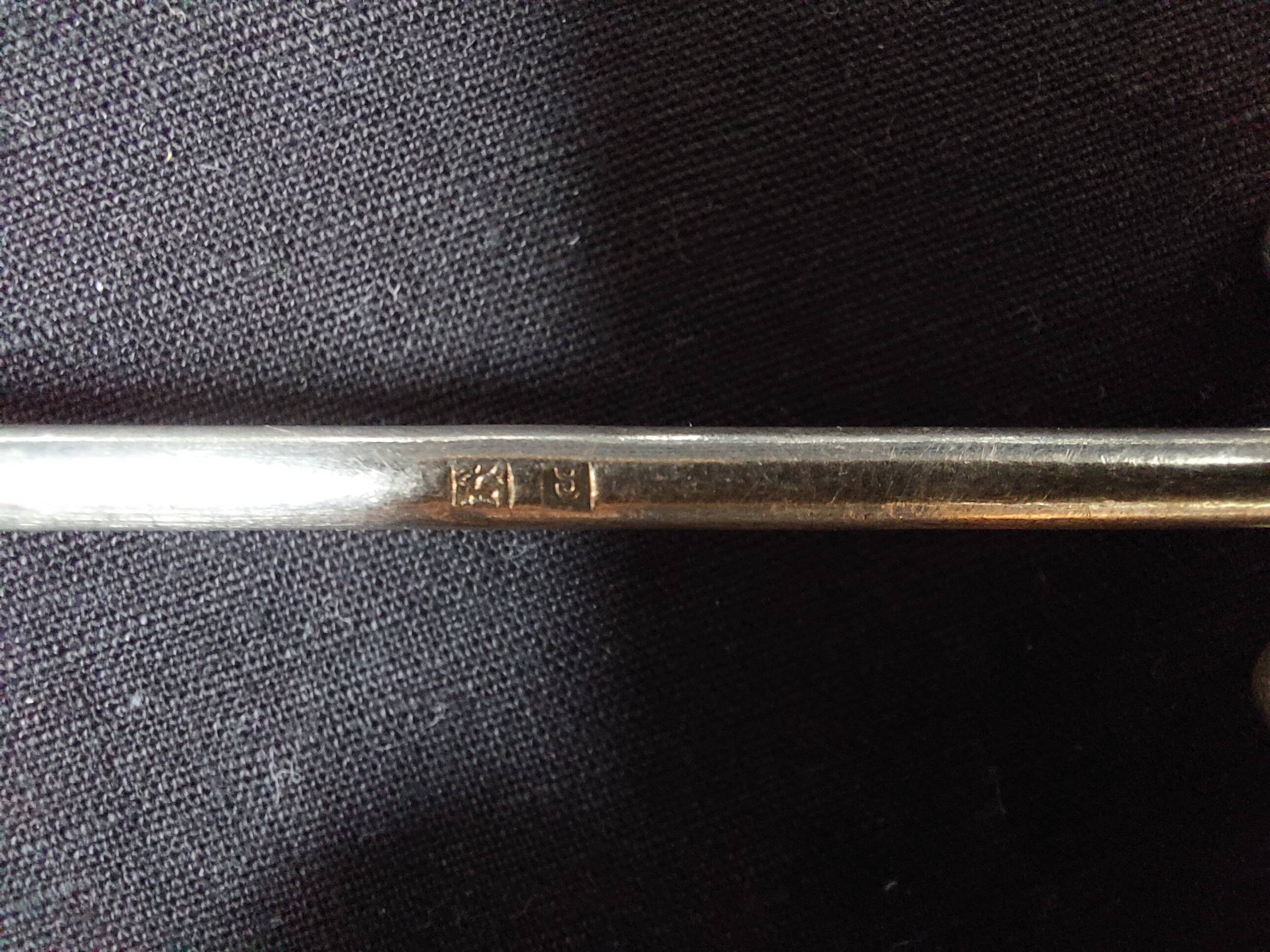 17 porte-couteaux Christofle en métal argenté modèle Atonium