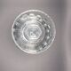 5 small antique crystal cups