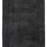 Handwoven Persian Overdyed 273 cm x 387 cm Black Wool Carpet
