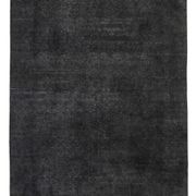 Handwoven Persian Overdyed 273 cm x 387 cm Black Wool Carpet