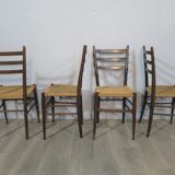 Suite of 4 vintage chairs