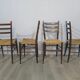 Suite de 4 chaises vintage