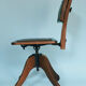 Industrial Swivel Desk Chair Cast Iron Early 20th Century
