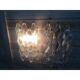 A pair of 2 Murano Glass "poliedri " wall sconce with a gold by SimoEng