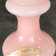 Old bonbonnière in opaline glass pink and white p. schneider 28 cm