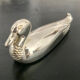 8 various animal knife holders in silver metal