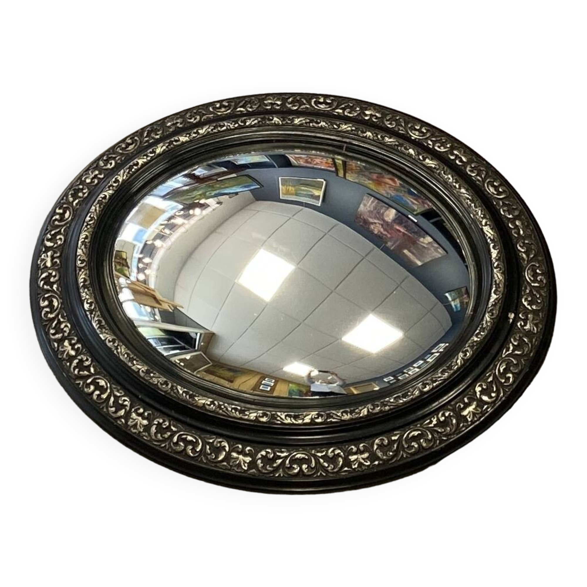 Oval Convex Mirror called Witch Mirror