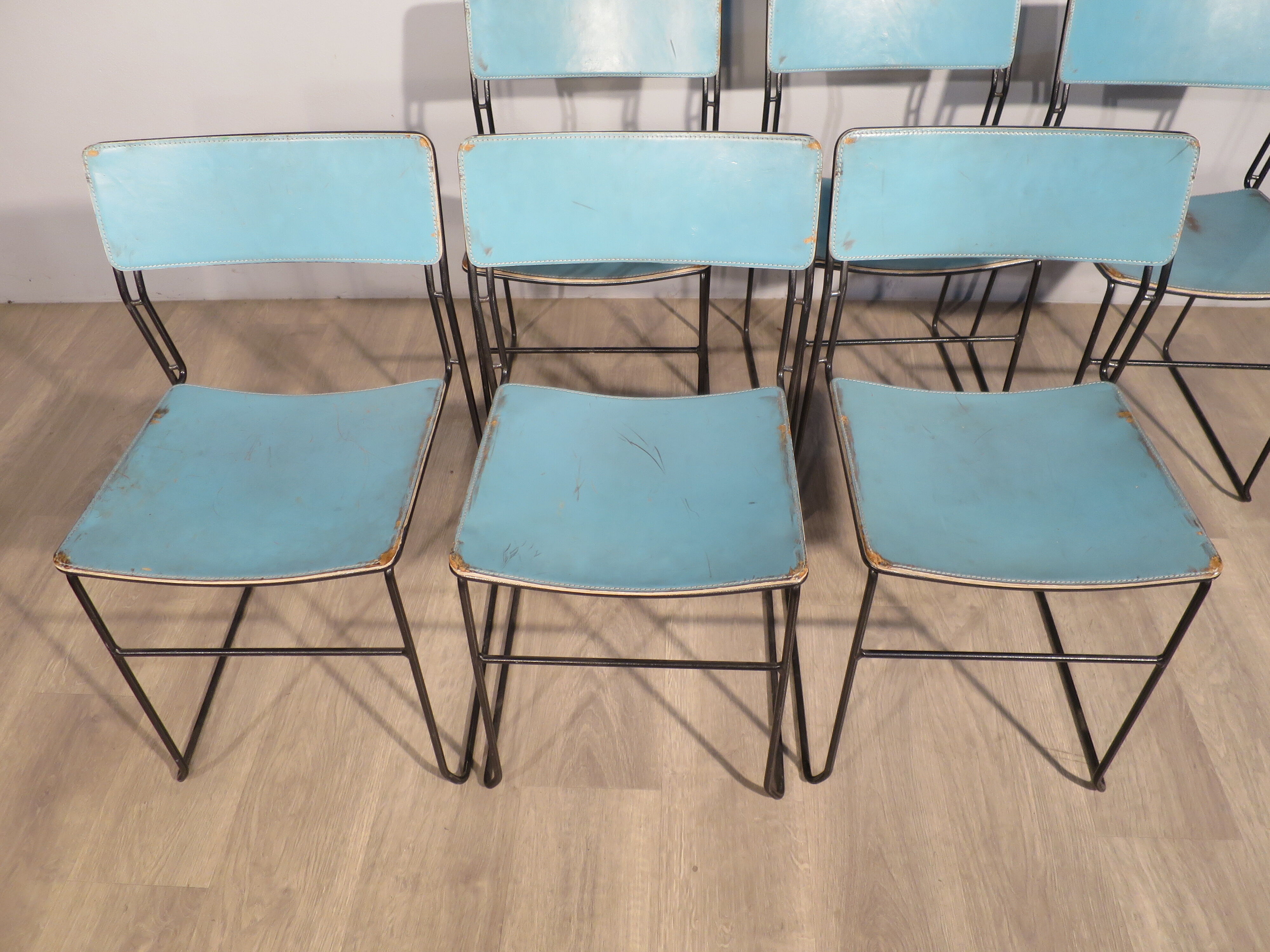 6 Sultana living room chairs by Arrben, Italy, 1970