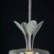 Luxury Barovier & Toso chandelier, Murano Pulegoso glass, 1950s