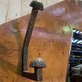 Coat rack - Art Deco period wardrobe in elm burl