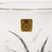 Vase ovale en cristal, Bleikristal, Allemagne, années 1960