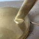 Bauhaus desk lamp in brass by Egon Hillebrand