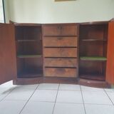 Original 1950s sideboard, height 94 cm, with dovetail drawers