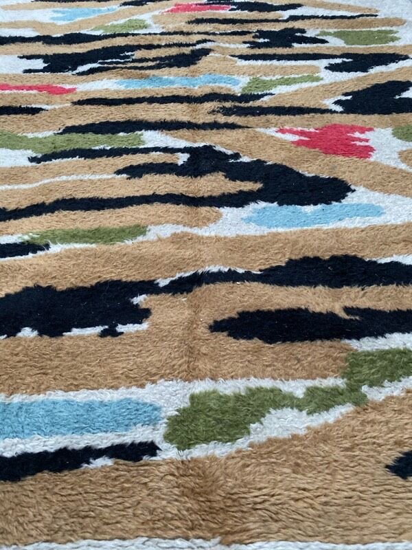 60s design carpet, Jacques Borker 160x270 cm