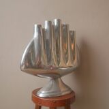 Tulip vase cast aluminum contemporary design