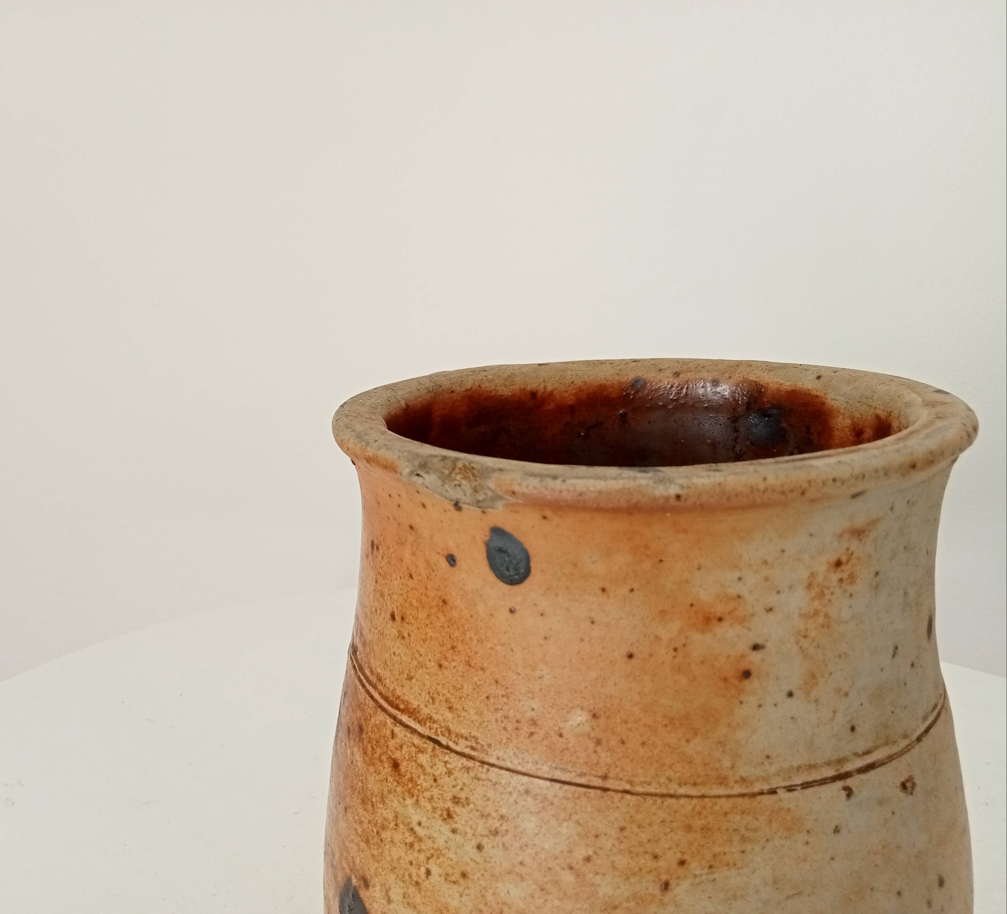 Old stoneware pot