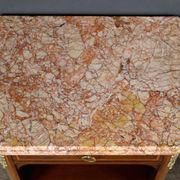 Small living room piece in marquetry, Louis XVI style – early 20th century