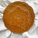 Round earthenware dish with vine leaves, Gien creation, Primefleur vintage