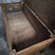 Antique French flour chest in oak – 19th-century farmhouse side table
