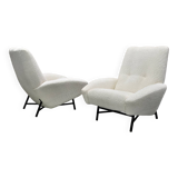 Designer armchairs 1950 Guy Besnard Claude Delor