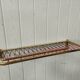 Vintage gold metal and scoubidou coat rack