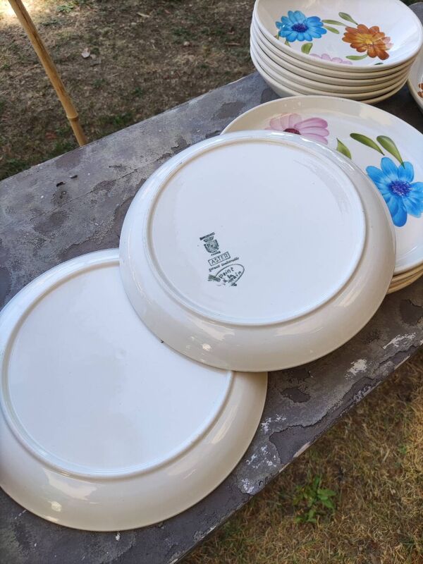 Service de table modèle Aster- Digoin Sarreguemines