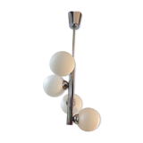 Space age 4 globes hanging lamp