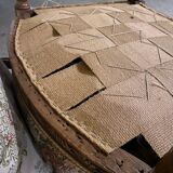 Pair of antique carved wooden armchairs