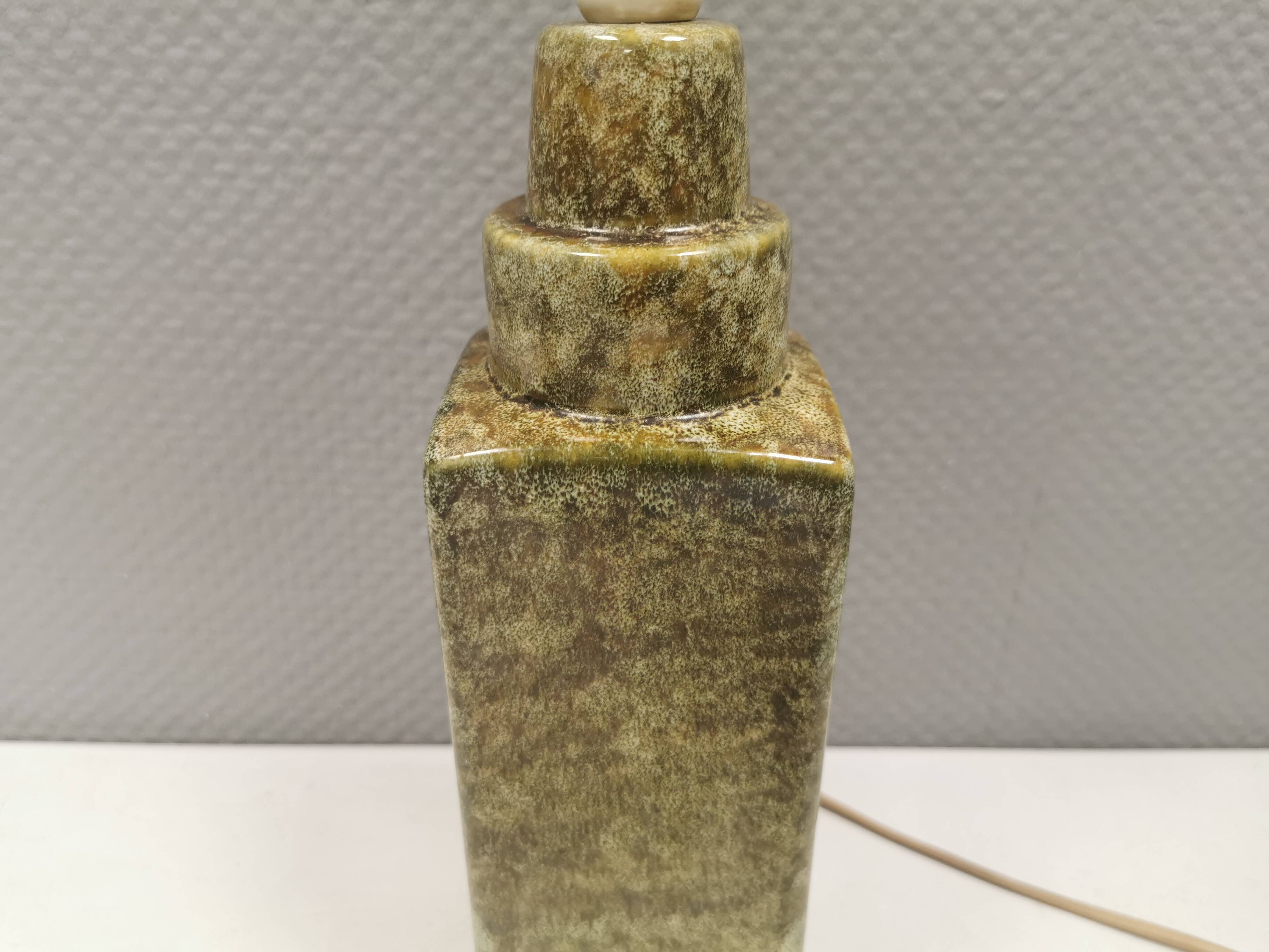 Danish table lamp in ceramic, estimated 1980s