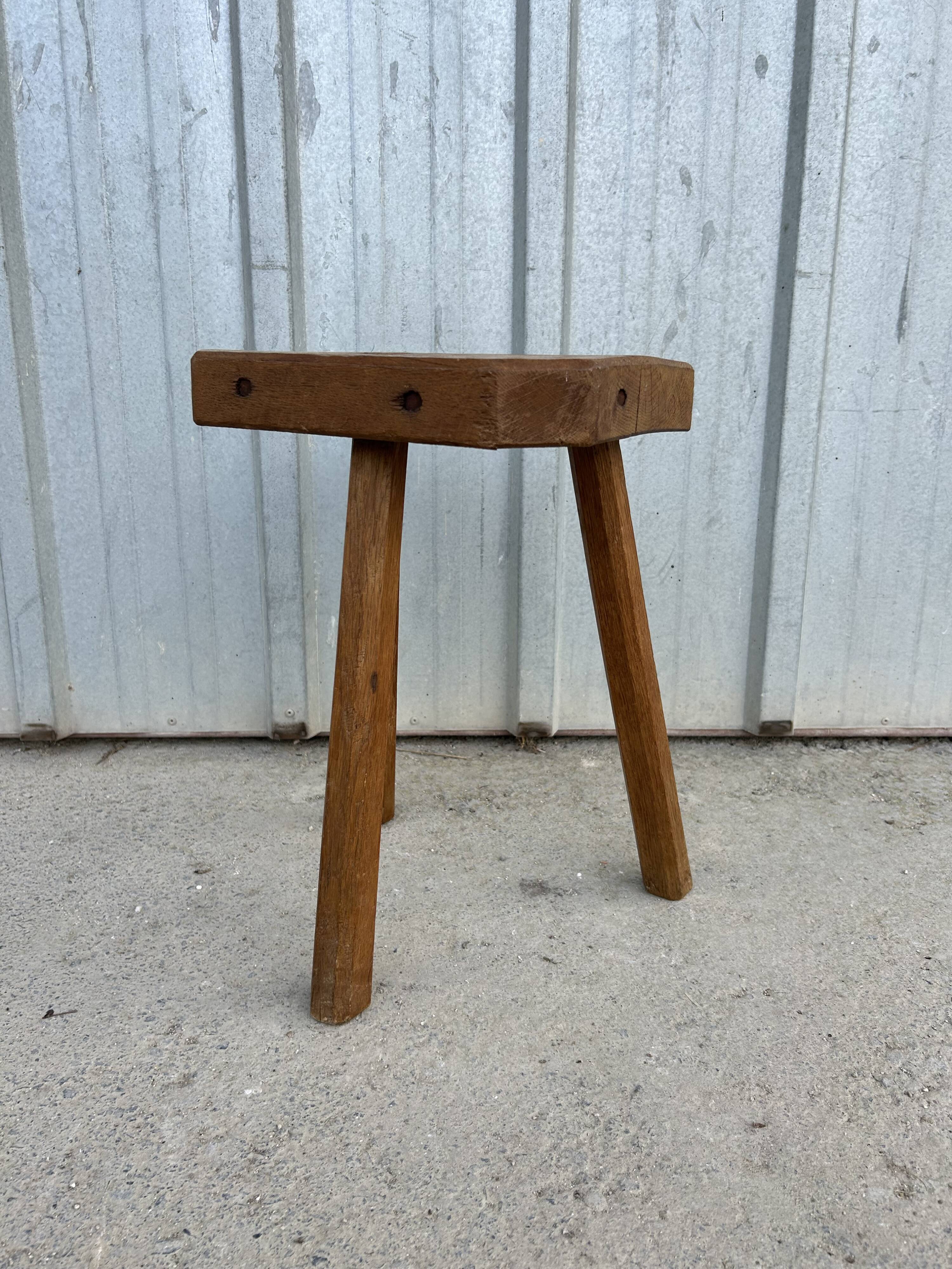 Antique tripod stool