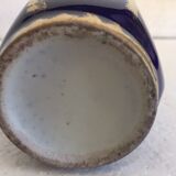 Vase dorure or bleu de four