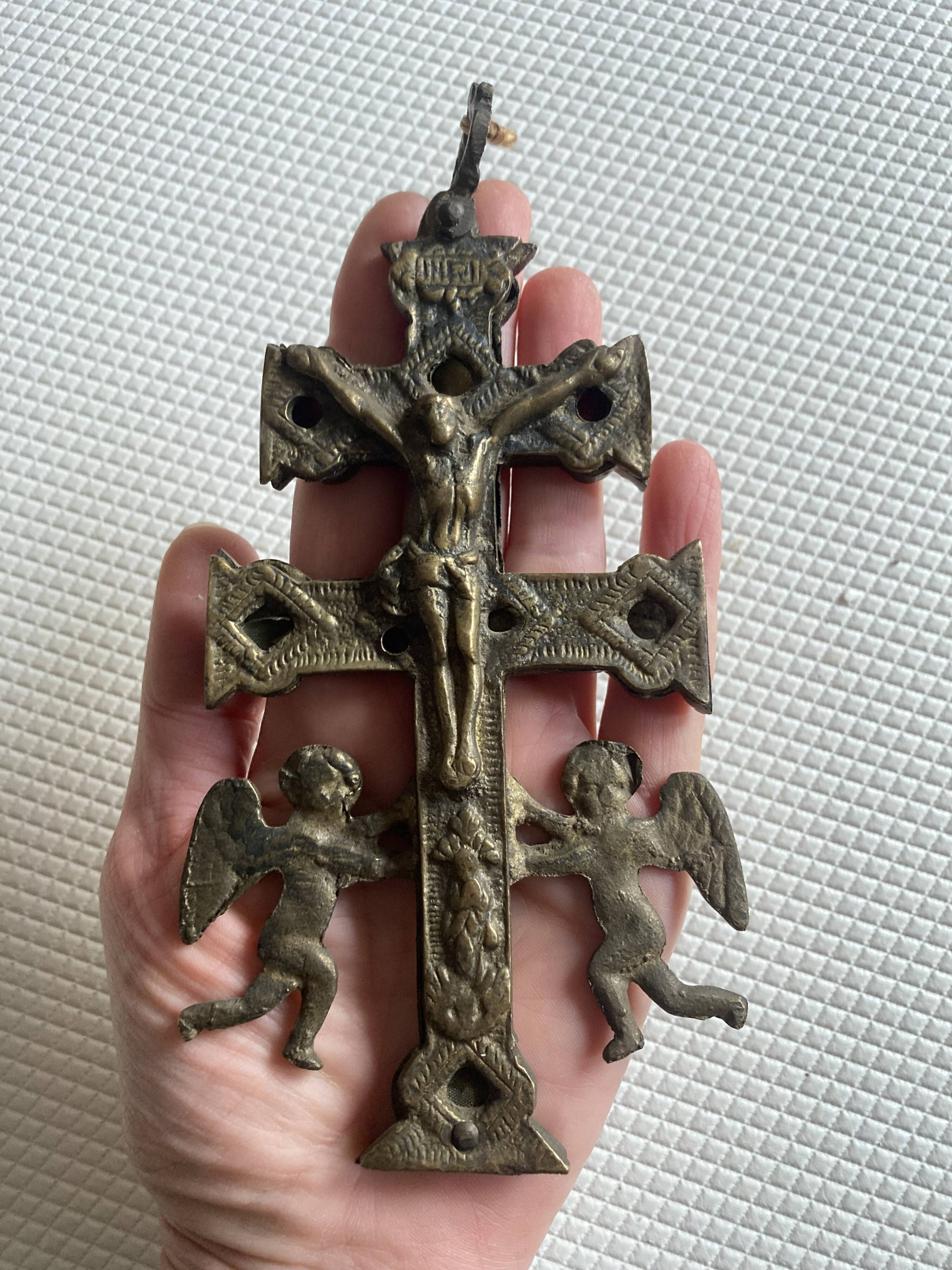 Bronze reliquary cross from Caravaca, 18th century