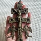 18th century bronze reliquary cross of Caravaca