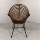 Rattan easy chairs by Rohé Noordwolde, Netherlands 1950-60’s