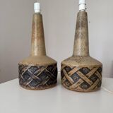 PairTtable lamps, Søholm Stentøj, denmark, 1960s, set of 2