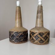 Paire de lampes de table, Søholm Stentøj, Danemark, années 1960, ensemble de 2