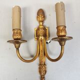 Louis xvi style bronze wall lamp