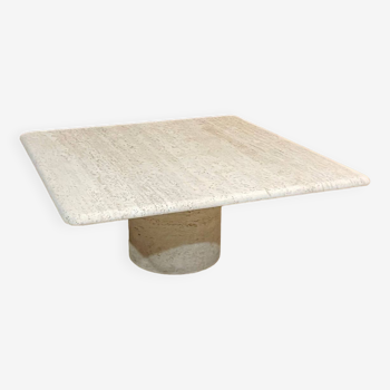 Travertine coffee table by PA Giusti and E. Di Rosa for Up&Up, Italy