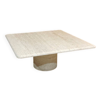 Travertine coffee table by PA Giusti and E. Di Rosa for Up&Up, Italy