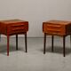 Pair of Scandinavian Modern Johannes Andersen Nightstands in teak, Denmark