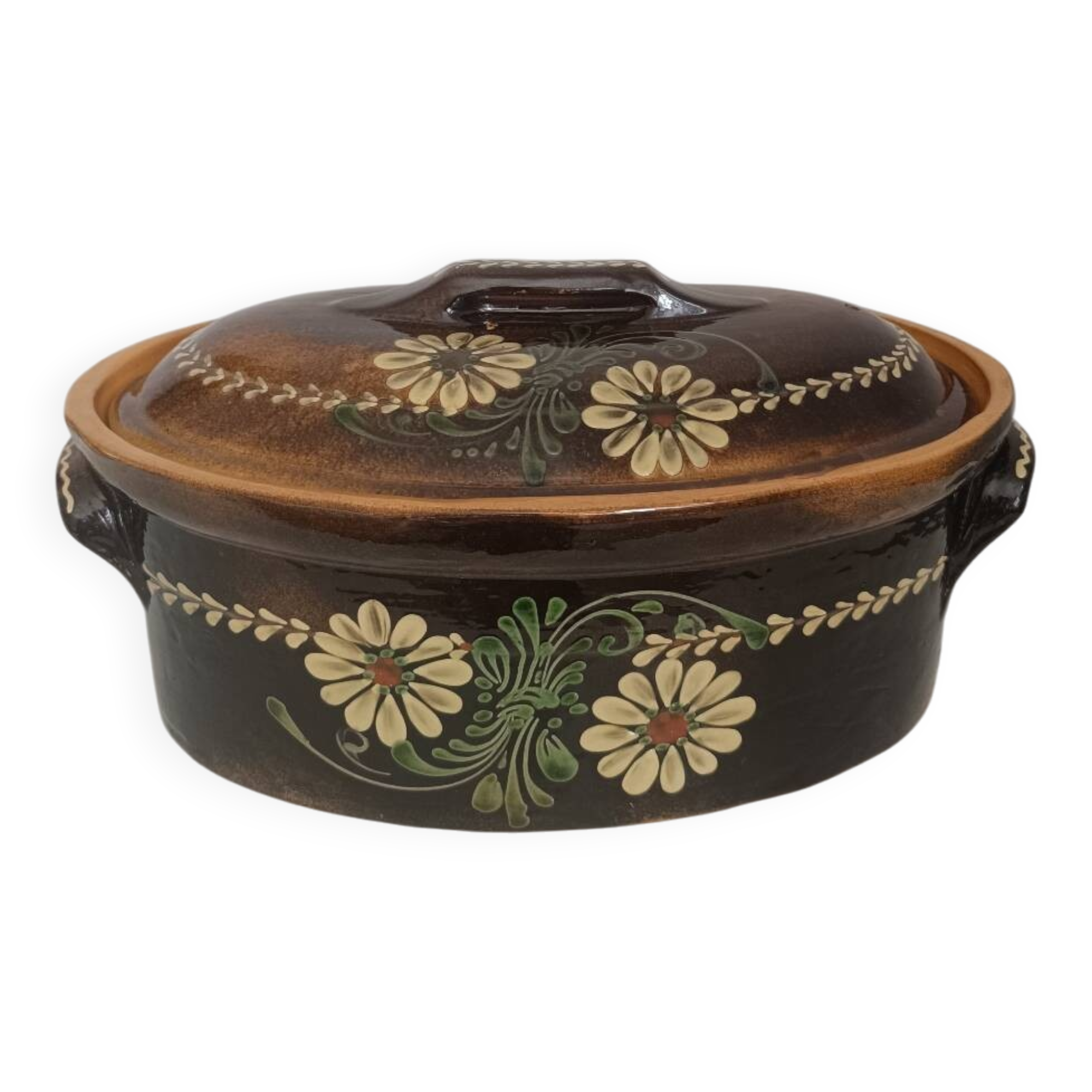 Vintage baeckeoffe terrine