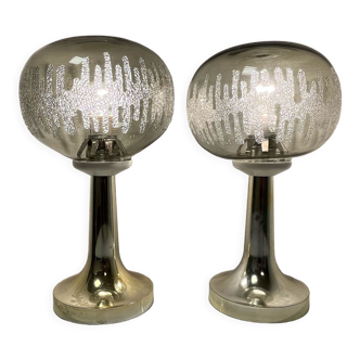 Set of two table lamps