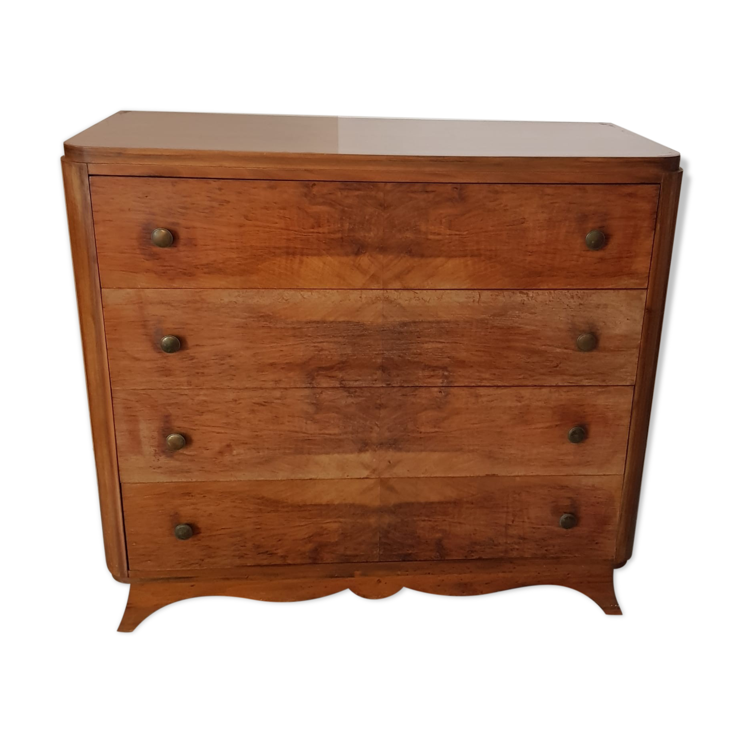 Walnut chest of drawers 1950