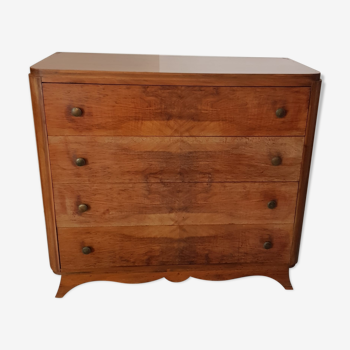 Walnut chest of drawers 1950