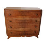 Walnut chest of drawers 1950